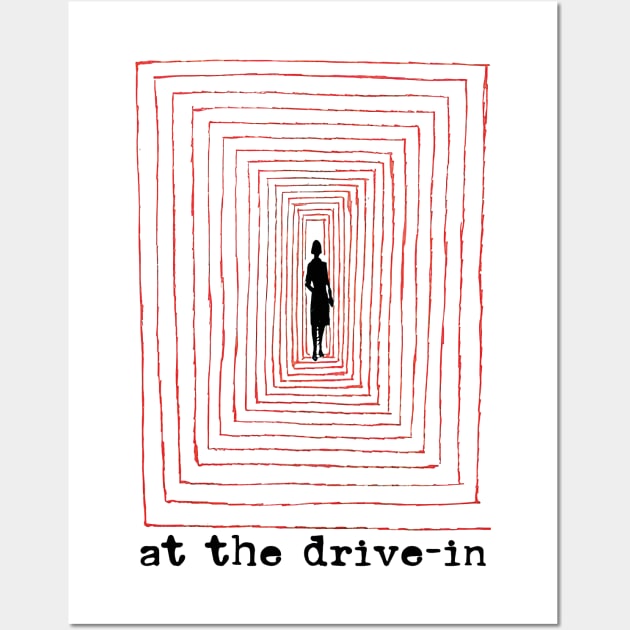 At The Drive-In …………… Fan Artwork Wall Art by unknown_pleasures